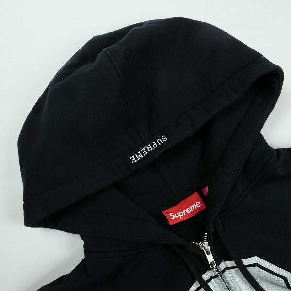 SUPREME シュプリーム 25SS Wings Zip Up Hooded Sweatshirt Black 