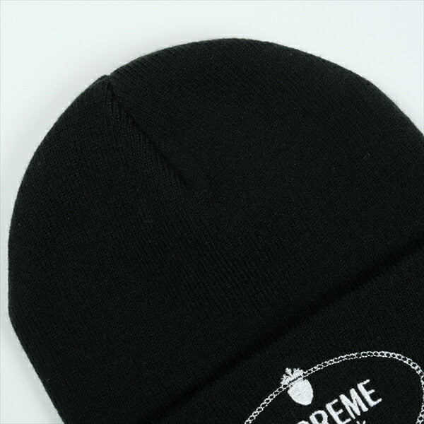 SUPREME シュプリーム 24AW Crest Beanie Black ビーニー 黒 Size