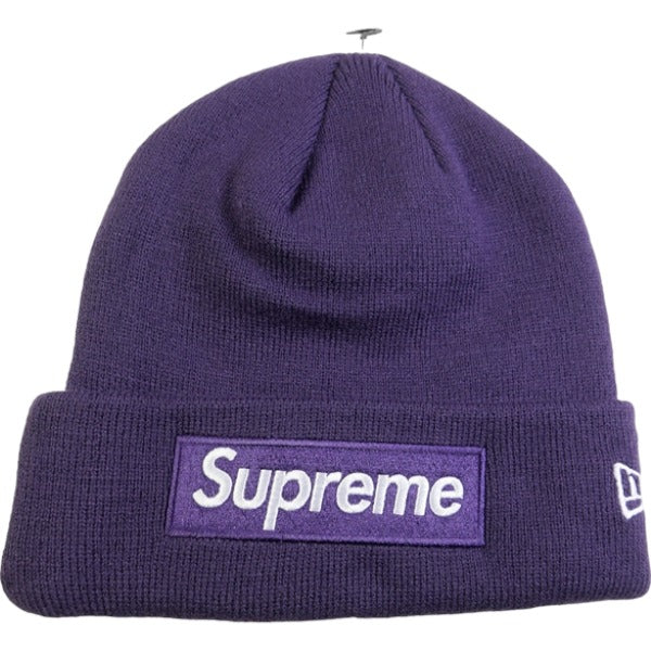 SUPREME シュプリーム 23AW New Era Box Logo Beanie Dark Purple