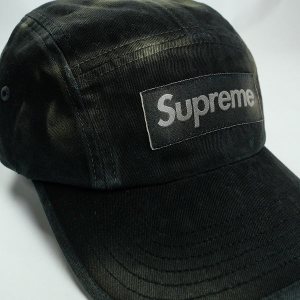 SUPREME シュプリーム 25FW Overdyed Camp Cap Black キャンプキャップ