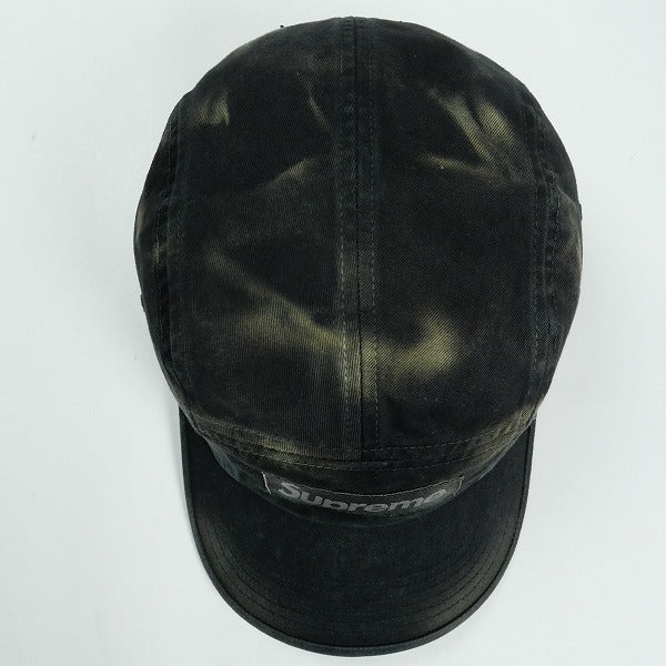 SUPREME シュプリーム 25FW Overdyed Camp Cap Black キャンプキャップ