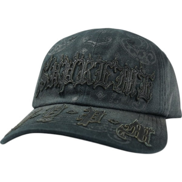 SUPREME シュプリーム 25SS Leather Applique 6-Panel Black キャップ