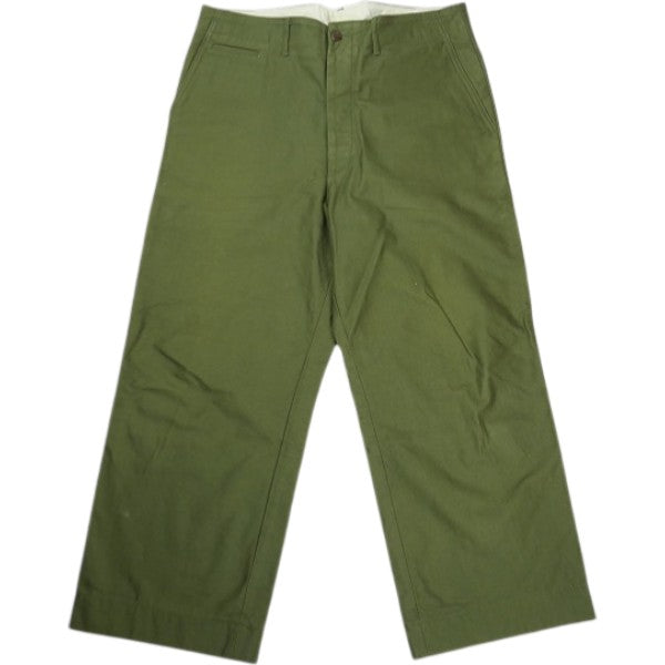 パンツ At Last & Co Corduroy TRS olive 34 ATLAST&CO PANTS – foolsjudge