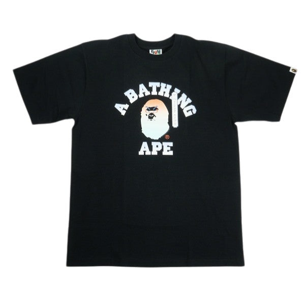 A BATHING APE ア ベイシング エイプ 26SS KABUKI COLLEGE TEE BLACK