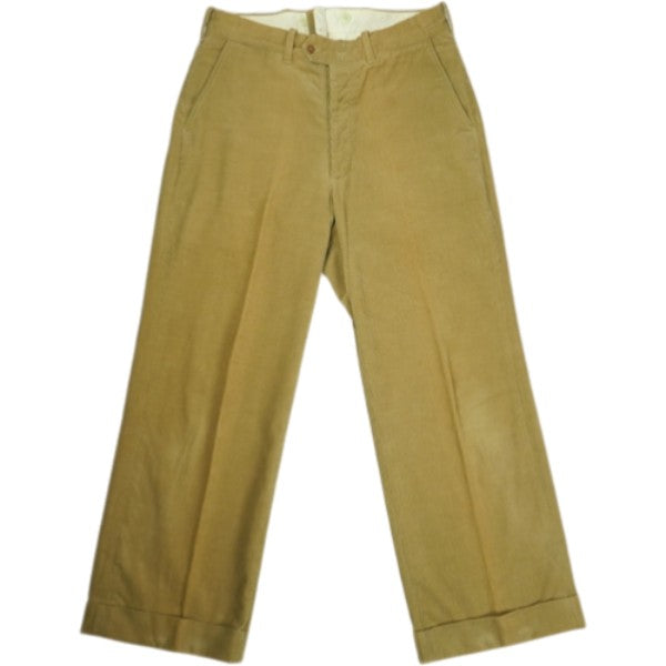 パンツ At Last & Co Corduroy TRS olive 34 ATLAST&CO PANTS – foolsjudge