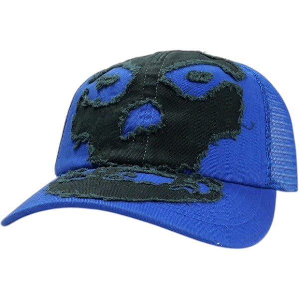 シュプリーム　キャップ　青　スカル SUPREME シュプリーム ×The Misfits 26SS Mesh Back 6-Panel Royal