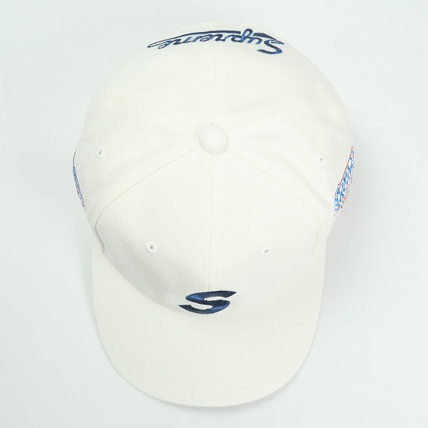 SUPREME シュプリーム 26SS World Famous S Logo 6-Panel White