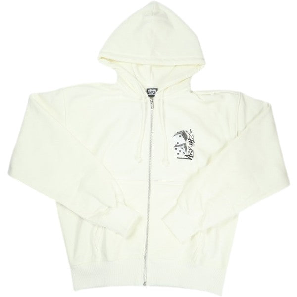 STUSSY ステューシー 26SS TALL DICE ZIP HOODIE OFF WHITE ジップ