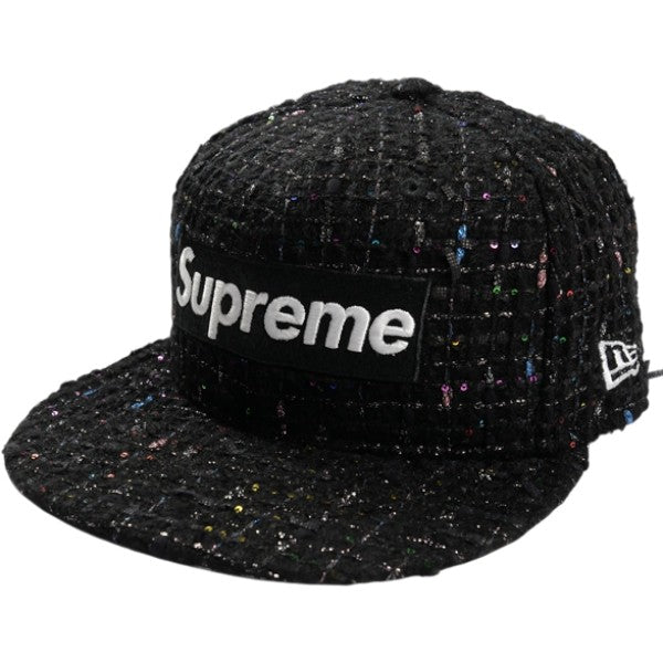 キャップ SS19 Supreme Newera 7 1/2 black supreme ニューエラ 7 1/2 SS19 Supreme Newera 7 1/2 black 【公式通販】