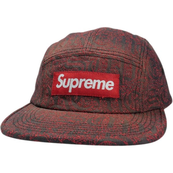 SUPREME シュプリーム Stitched Old English Camp Cap Red キャンプ
