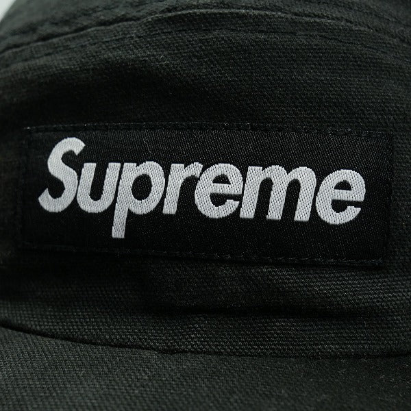 SUPREME シュプリーム 26SS Canvas Camp Cap Black キャンプキャップ