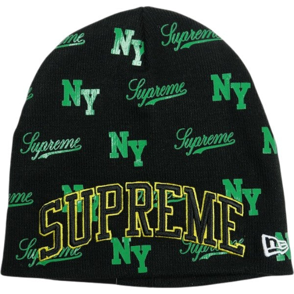 SUPREME シュプリーム 26SS New Era Monogram Beanie Black ビーニー