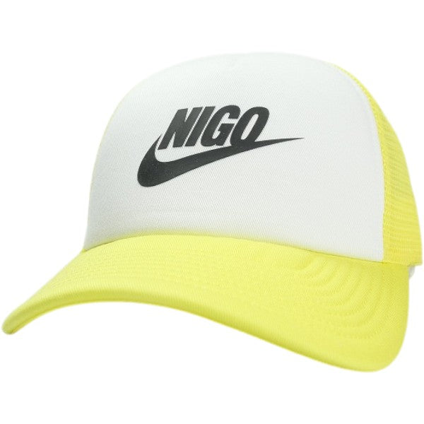 帽子 NIGO x Nike Yellow Mesh Trucker Cap NIKE ナイキ ×NIGO HAT YELLOW the Design Museum会場限定メッシュ
