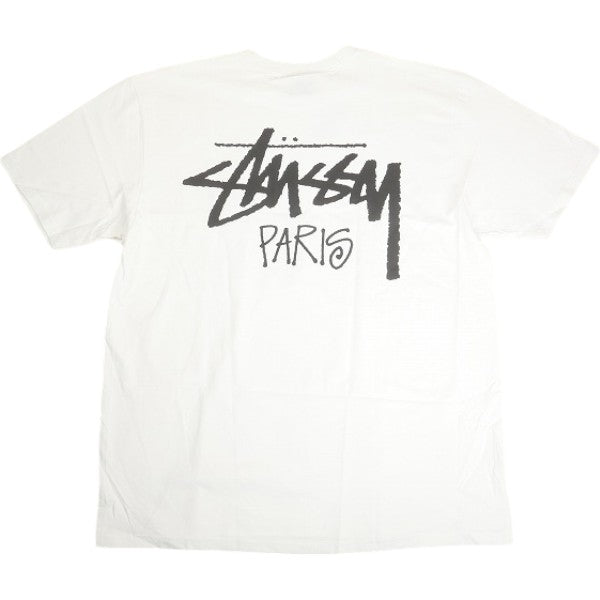 STUSSY ステューシー STOCK PARIS TEE WHITE パリ限定Tシャツ 白 Size