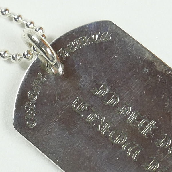 CHROME HEARTS クロム・ハーツ DOG TAG RS 3 CROSS SILVER ドッグタグ