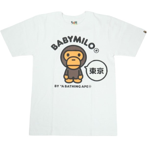A BATHING APE ア ベイシング エイプ 26SS BABY MILO TOKYO TEE WHITE
