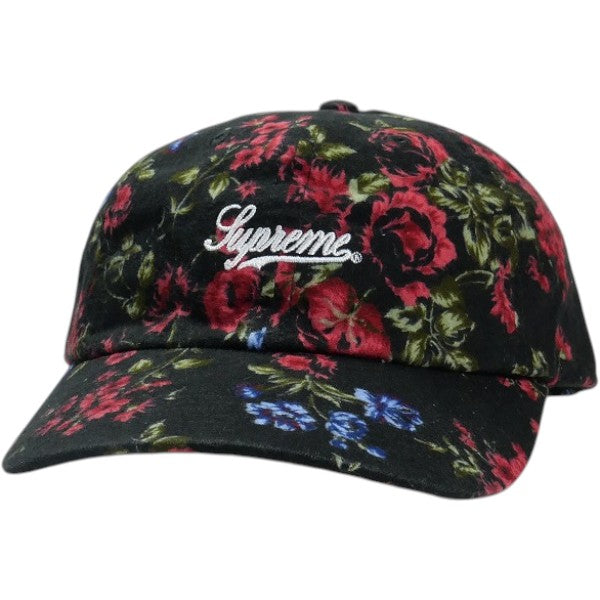 supreme 26SS Floral Flannel 6-Panel 黒 SUPREME シュプリーム 26SS Floral Flannel 6-Panel Black キャップ 黒