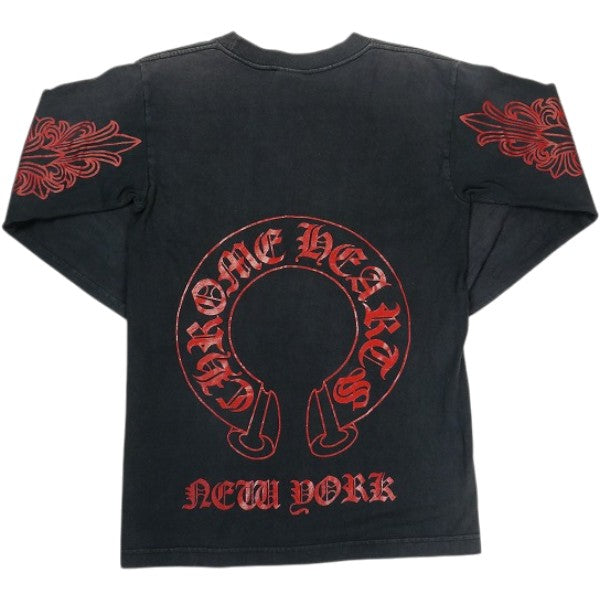 CHROME HEARTS クロム・ハーツ HORSESHOE L/S TEE NEW YORK EXCLUSIVE