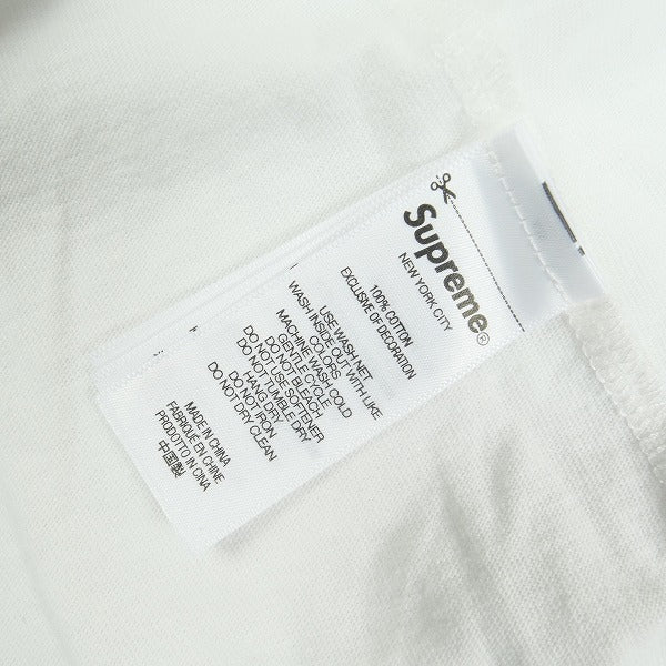 SUPREME シュプリーム 26SS Rhinestone Script S/S Top White Tシャツ