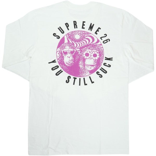 Supreme You Still Suck L/S Tee ホワイト L SUPREME シュプリーム 26FW You Still Suck L/S Tee White ロンT 白