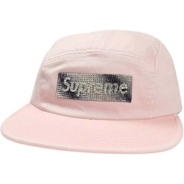 SUPREME シュプリーム 26FW Rhinestone Label Camp Cap Pink キャンプ