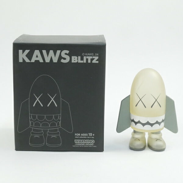 KAWS カウズ ×MEDICOM TOY BLITZ フィギュア 灰 Size【フリー】 【中古品-非常に良い】【中古】
