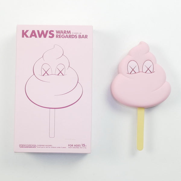 KAWS カウズ ×MEDICOM TOY WARM REGARDS BAR フィギュア ピンク Size【フリー】 【中古品-非常に良い】【中古】