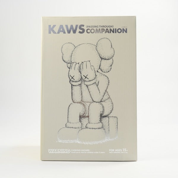 KAWS カウズ ×MEDICOM TOY COMPANION Passing Through フィギュア 2013年モデル 灰 Size【フリー】 【中古品-ほぼ新品】【中古】