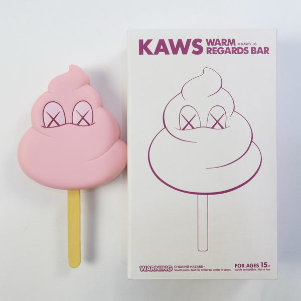 KAWS カウズ ×MEDICOM TOY WARM REGARDS BAR フィギュア ピンク Size【フリー】 【新古品・未使用品】