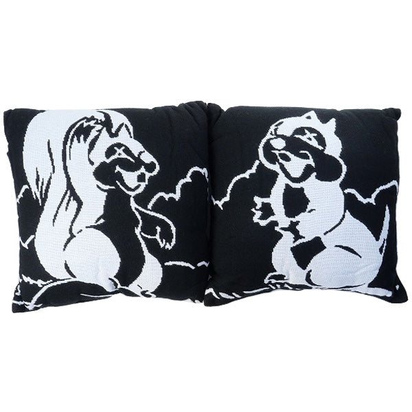 KAWS カウズ ×Disney 2002 Chip and Dale Pillows Set クッション 黒