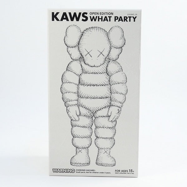 KAWS カウズ ×MEDICOM TOY メディコムトイ WHAT PARTY フィギュア 白 Size【フリー】 【新古品・未使用品】