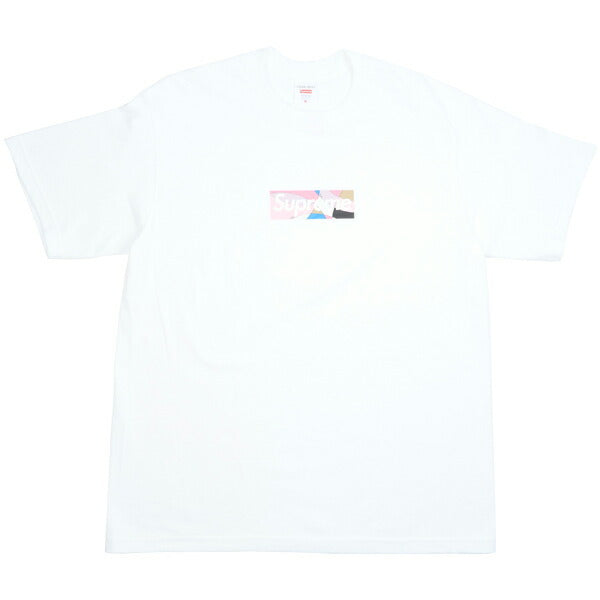 SUPREME シュプリーム ×Emilio Pucci エミリオ プッチ 21SS Box Logo Tee White/Pink Tシャツ 白 Size【L】 【新古品・未使用品】