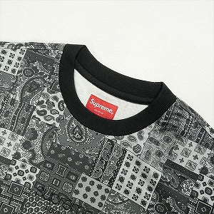 SUPREME シュプリーム 19SS Patchwork Paisley S/S Top Tシャツ 黒 ...