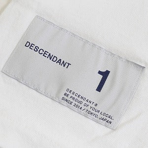 DESCENDANT ディセンダント 18SS 14TH / DESIGN SS Tシャツ 白青 Size