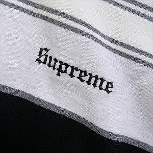 SUPREME シュプリーム 17SS Striped Hooded Sweatshirts パーカー 灰 Size 【S】 【中古品-良い】 20747774