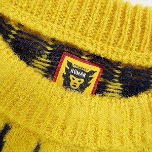 HUMAN MADE ヒューマンメイド 22AW HUMAN Made DUCK Jacquard Knit Sweater ニットセーター マスタード Size 【L】 【新古品・未使用品】 20749785