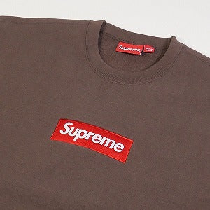 Supreme Box Logo Crewneck Brown サイズXL