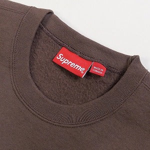 Supreme Box Logo Crewneck Brown サイズXL