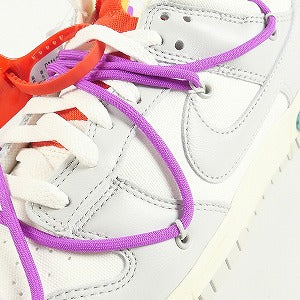 OFF WHITE オフホワイト ×NIKE DUNK LOW 1 OF 50 "45" SAIL/NEUTRAL GREY-MAGENTA VOILE DM1602-101 スニーカー 白灰 Size 【27.5cm】 【新古品・未使用品】 20753889