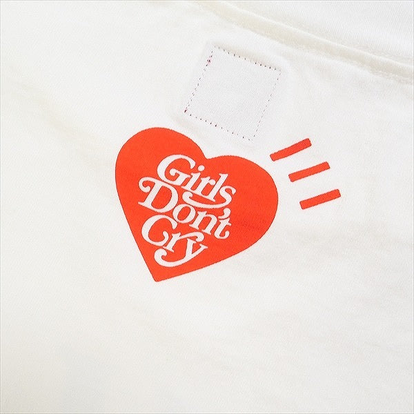 HUMAN MADE ヒューマンメイド ×Girls Don't Cry 23SS GDC VALENTINE'S DAY L/S T-SHIRT ロンT 白 Size 【XXL】 【新古品・未使用品】 20758011