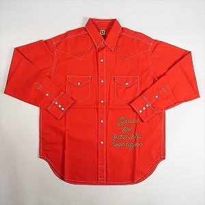 HUMAN MADE ヒューマンメイド 23SS WESTERN SHIRT 長袖シャツ 赤 Size 【L】 【新古品・未使用品】 20759120