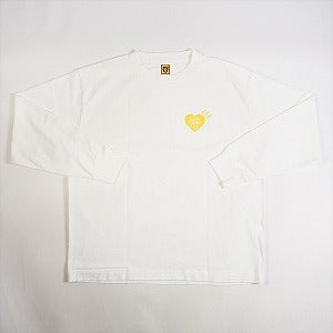 HUMAN MADE ヒューマンメイド ×Girls Don’t Cry GDC DAILY L/S T-SHIRT ロンT 白黄 Size 【L】 【新古品・未使用品】 20760209