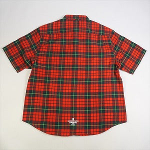 SUPREME シュプリーム ×Undercover 23SS S/S Flannel Shirt 半袖シャツ 赤 Size 【M】 【新古品・未使用品】 20762491【SALE】