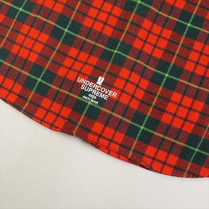 SUPREME シュプリーム ×Undercover 23SS S/S Flannel Shirt 半袖シャツ 赤 Size 【M】 【新古品・未使用品】 20762491【SALE】