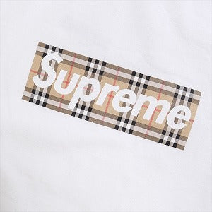 SUPREME シュプリーム ×Burberry 22SS Box Logo Tee ボックスロゴTシャツ 白 Size 【S】 【新古品・未使用品】 20763332