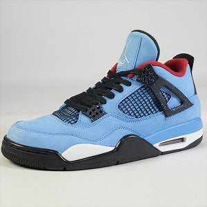 NIKE ナイキ ×Travis Scott AIR JORDAN 4 RETRO 308497-406 スニーカー 水色 Size 【27.0cm】  【中古品-ほぼ新品】 20764135