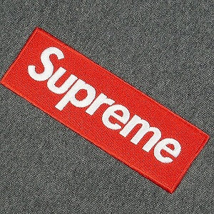 supreme box logo  チャコール　L