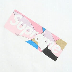 SUPREME シュプリーム ×Emilio Pucci エミリオ プッチ 21SS Box Logo Tee White/Dusty Pink Tシャツ 白 Size 【M】 【新古品・未使用品】 20764627
