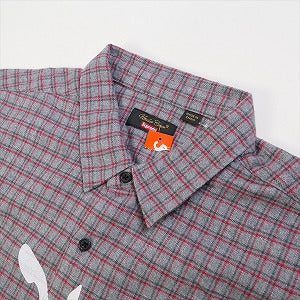SUPREME シュプリーム ×Undercover 23SS S/S Flannel Shirt 半袖シャツ 赤 Size 【S】 【新古品・未使用品】 20764722