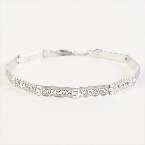 SUPREME シュプリーム ×Jacob&Co Logo Link Bracelet ブレスレット 銀 Size 【L/XL】 【新古品・未使用品】 20765694